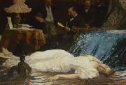 WATTEAU, Louis-Joseph Suicida per amor oil painting on canvas